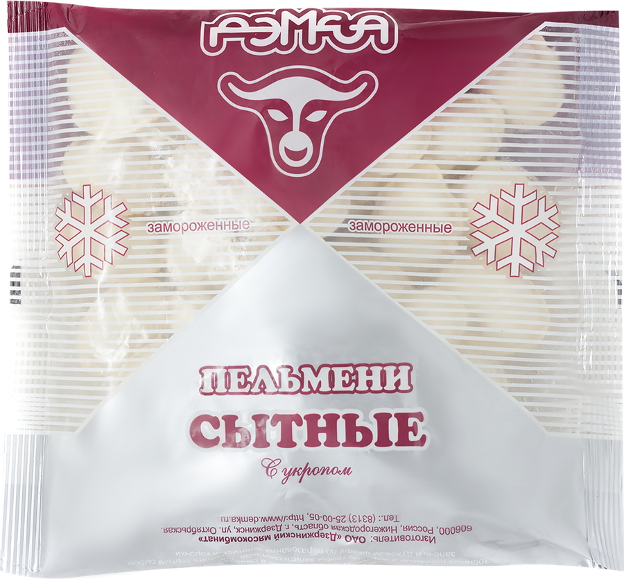 

Пельмени Дэмка Сытные с укропом, категория Г 400 г