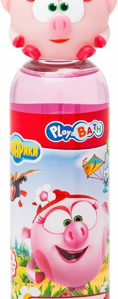Шампунь + Гель для душа + Пена для ванны 3 в 1 Play&Bath Смешарики Малина 0+