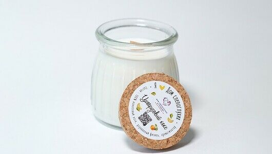 Свеча сувенирная Цитрусовый кекс