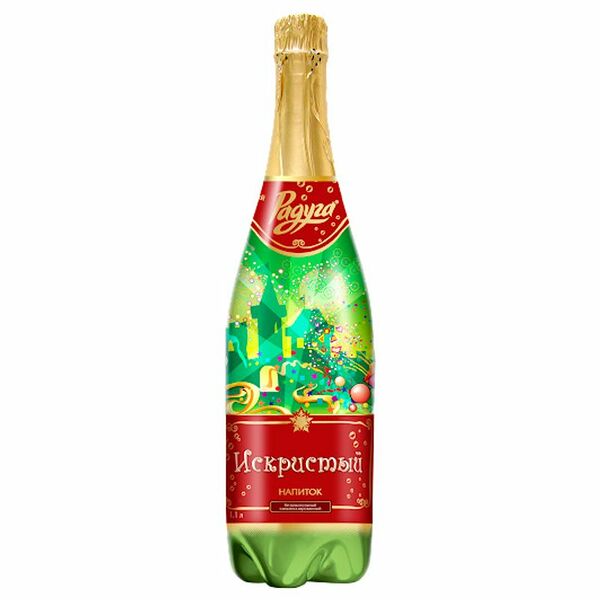 Напиток безалкогольный Радуга Искристый сильногазированный 1.1л