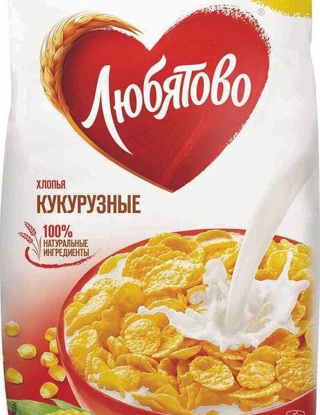 Хлопья кукурузные Любятово