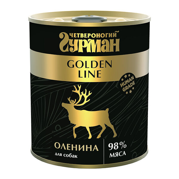 Консервы для собак Golden Line с олениной