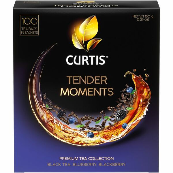 Чай черный Curtis Tender Moments, 100 пакетиков x 1.5 г