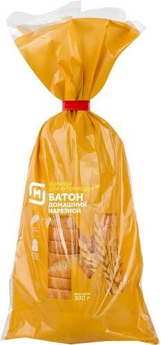 Батон Магнит Домашний Нарезной 380г