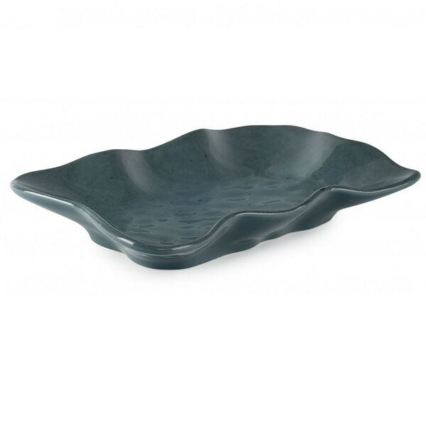 Блюдо Domenik Stone, керамика, синий, 26 см