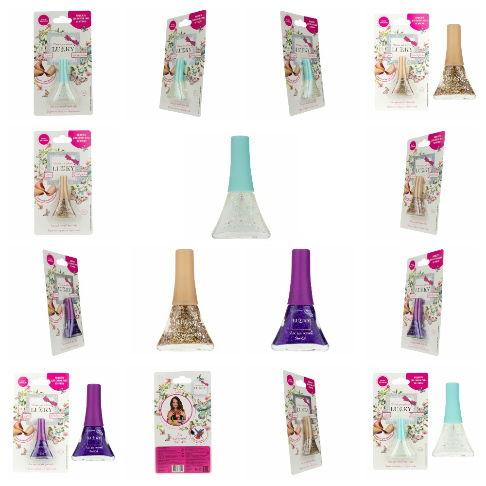 

Лак для ногтей детский Lukky 5.5 мл 1 шт в ассортименте