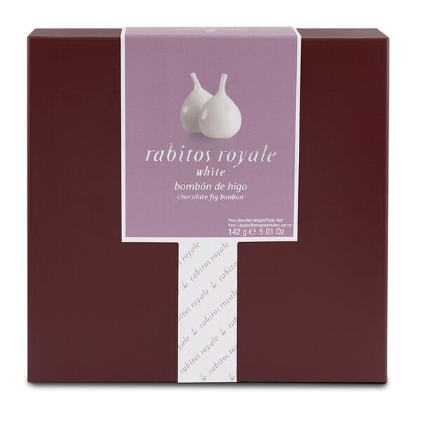 Инжир Rabitos Royale в белом шоколаде с трюфельной начинкой из белого шоколада