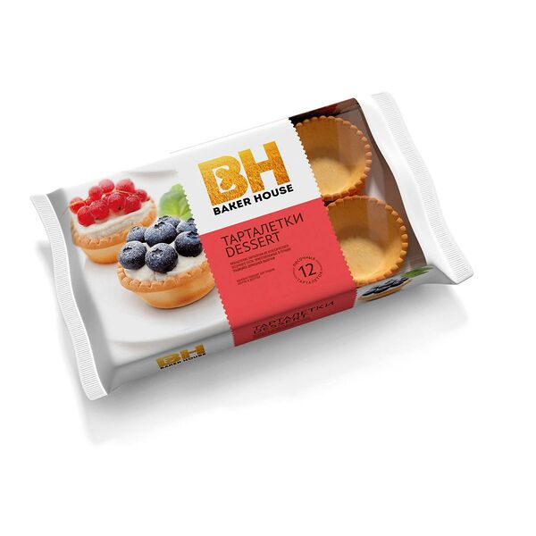 Тарталетки Baker House из песочного теста десертные 180 г