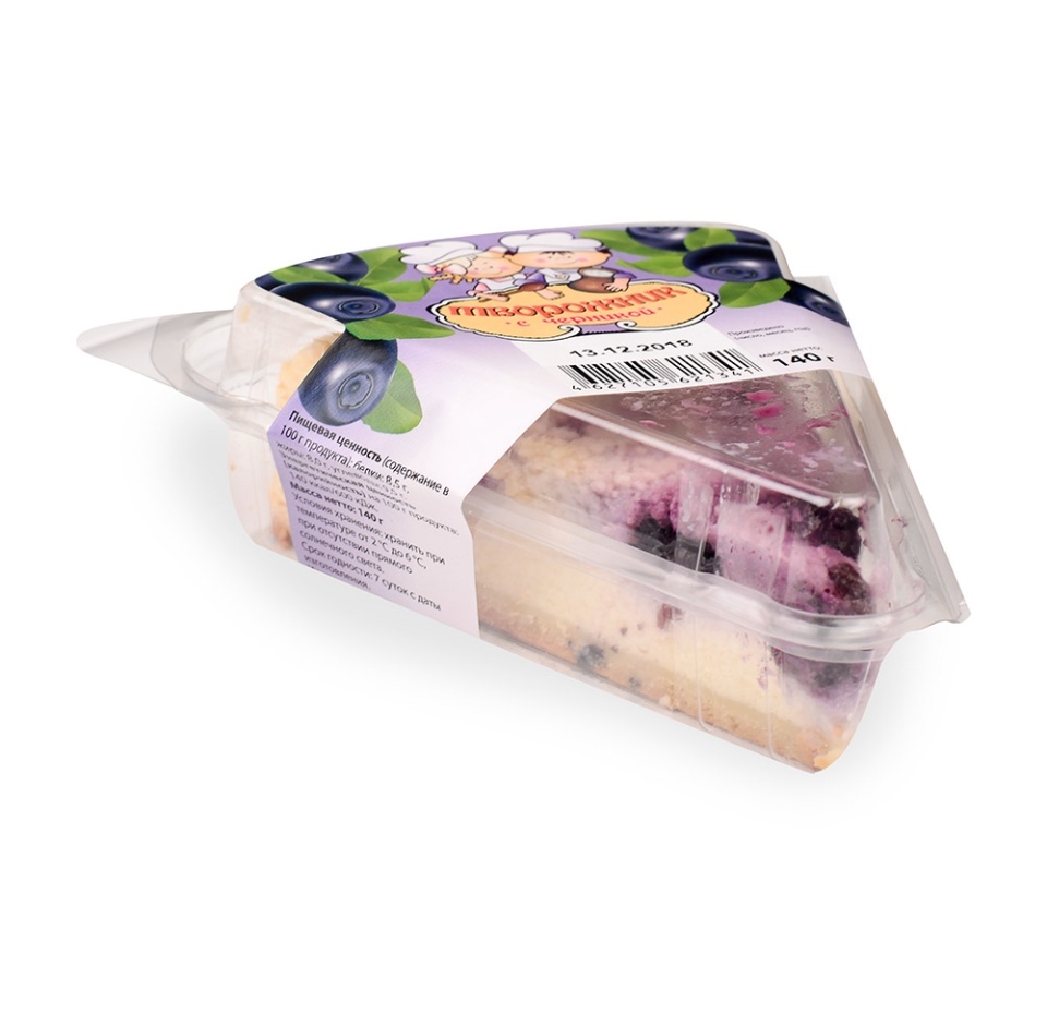 

Творожник с черникой 140 г