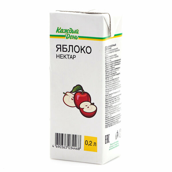 Нектар Яблочный осветленный ТМ Каждый День