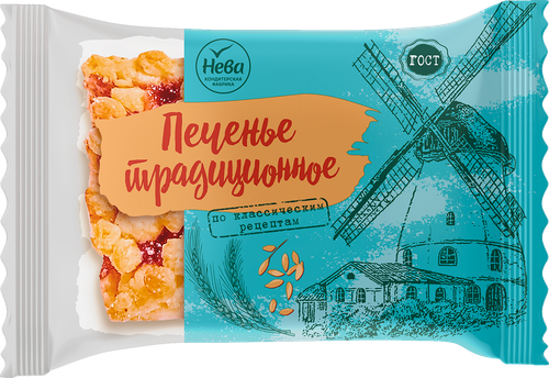 

Печенье сдобное Невское чаепитие с фруктовой начинкой 40 г