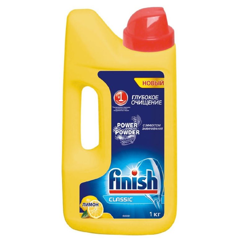 

Порошок для посудомоечных машин Finish Classic лимон 1 кг