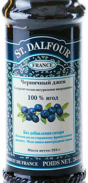 Джем черничный, St.Dalfour