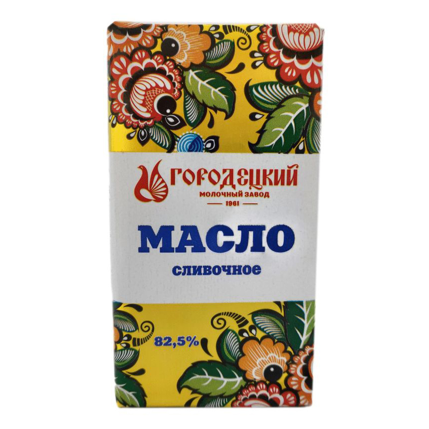 

Масло сливочное Городецкий молочный завод Крестьянское ГОСТ 82,5% 180 г