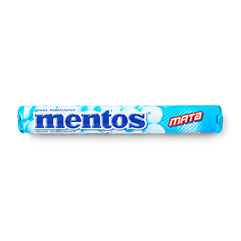 Драже жевательное MENTOS со вкусом мяты, 37.5 г