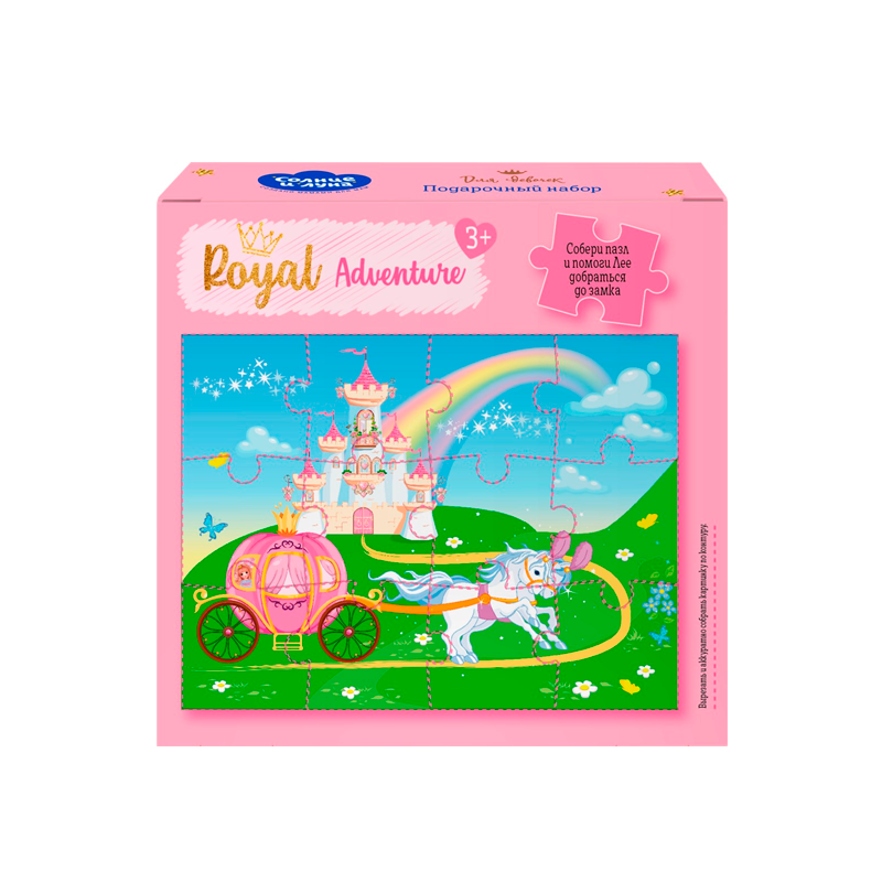 

Набор для девочек Солнце и Луна Royal Adventure (Гель д/душа мармеладный 200мл+Шампунь блестящие локоны 200мл) 200 мл+200 мл