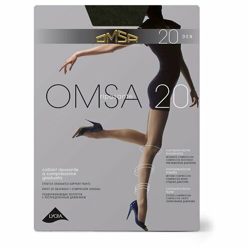 Колготки женские OMSA Attiva 20 den nero 2