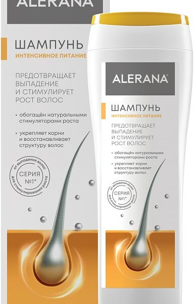 Шампунь для волос Alerana Интенсивное питание 250мл