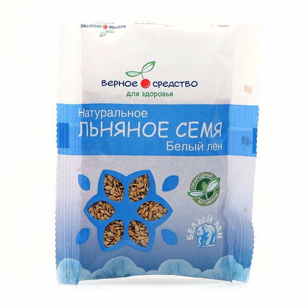 Натуральное льняное семя ТМ Верное средство для здоровья