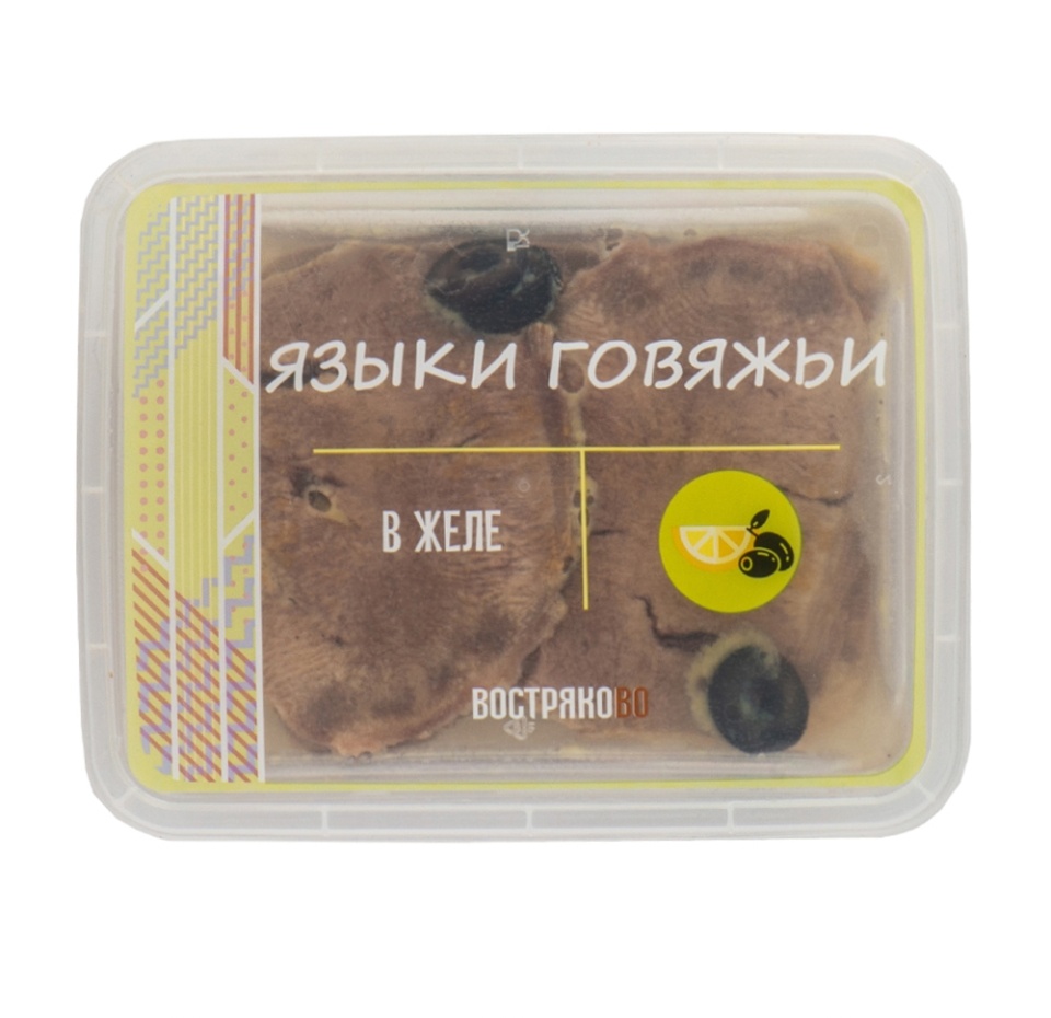 

Заливное Востряково Языки говяжьи в желе, 300 г, Россия