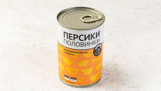 Персики половинки в сиропе