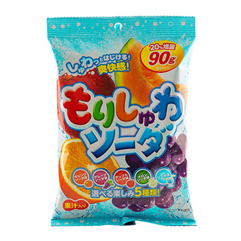 

Cодовая карамель, ассорти из 5-ти вкусов, Morishuwa Soda RIBON