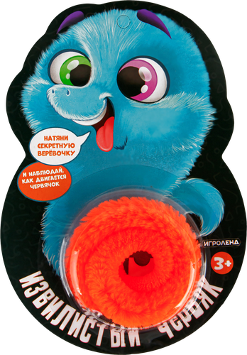 

Игрушка Игроленд Извилистый червяк цвет в ассортименте