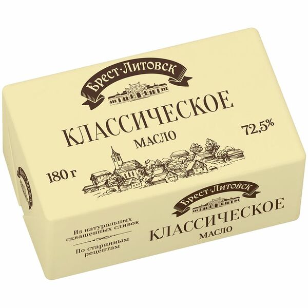 Масло сливочное Брест-Литовск 72,5%