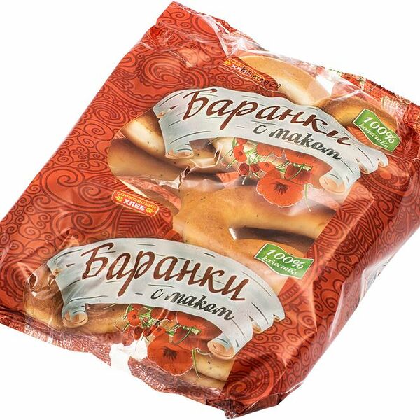 Баранки Сормовский хлеб Сахарные с маком 300г