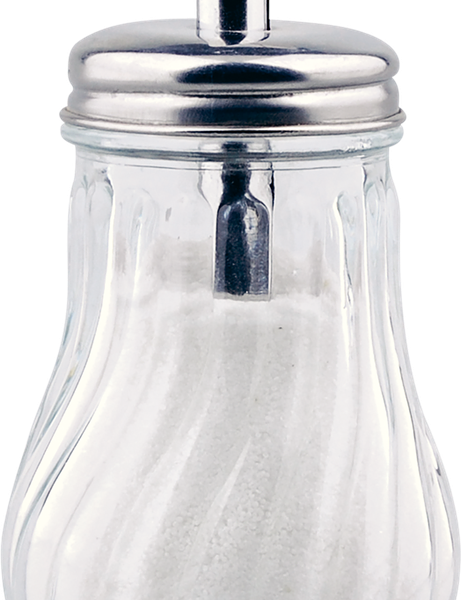 Дозатор для сахара HOMECLUB 200мл, стекло/металл Арт. K6028