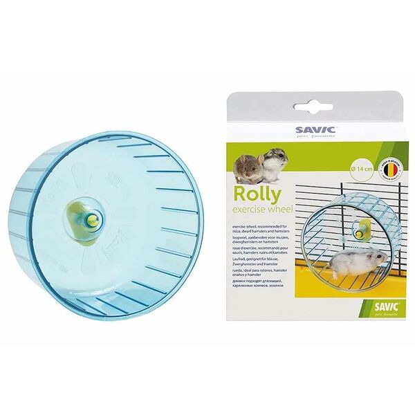 Колесо в клетку для мелких грызунов 14 см ТМ Rolly (Ролли) 