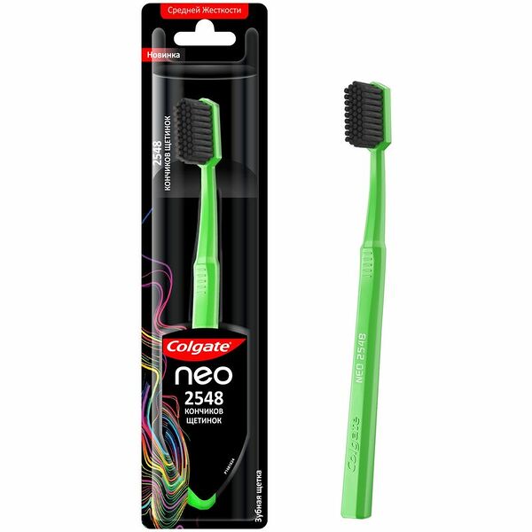 Зубная щетка Colgate Neo 2548 Кончиков щетинок средней жесткости