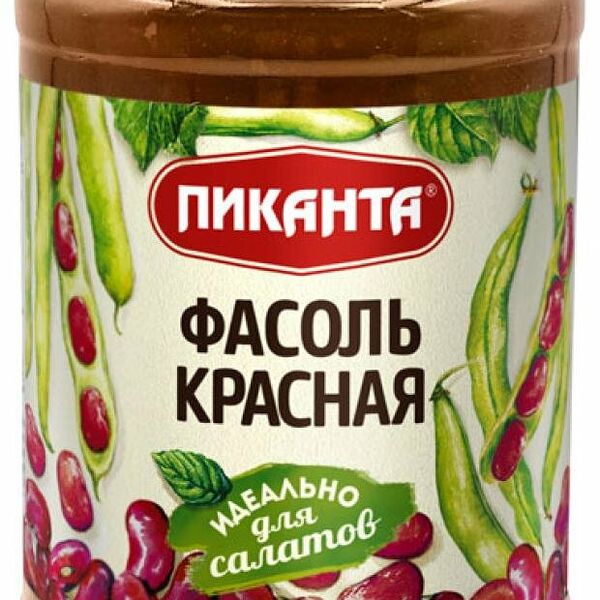 Фасоль красная Пиканта натуральная