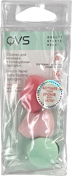 Набор QVS маленьких спонжей 82-10-1816 3шт