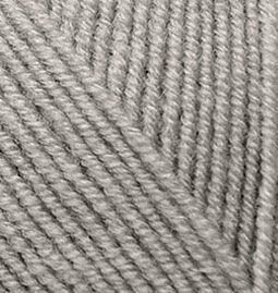 Пряжа ALIZE 'Superlana klasik' (однотонная) 100гр. 280м. (75% акрил, 25%шерсть) ТУ(652 пепельный)