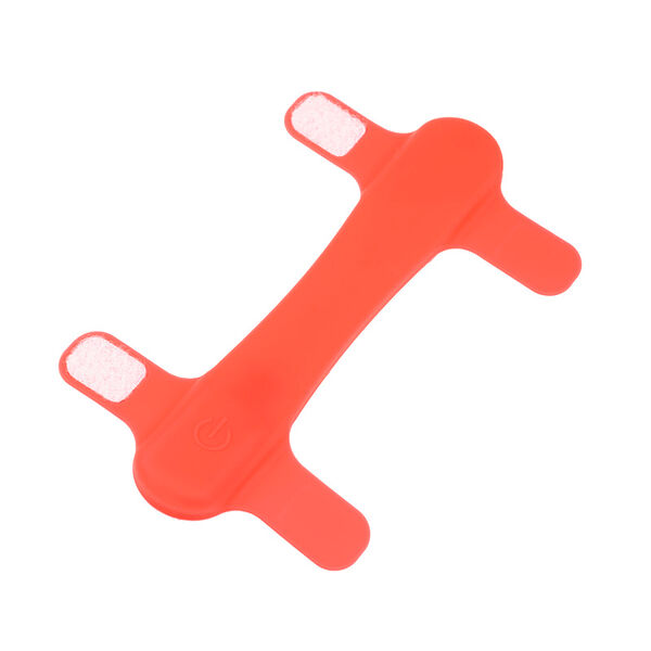 Накладка на ошейник светящайся красная силиконт