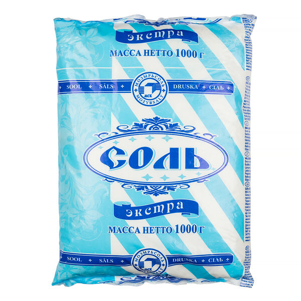 Соль поваренная пищевая Полесье выварочная экстра