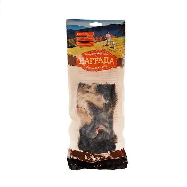 Лакомство для собак Нос говяжий