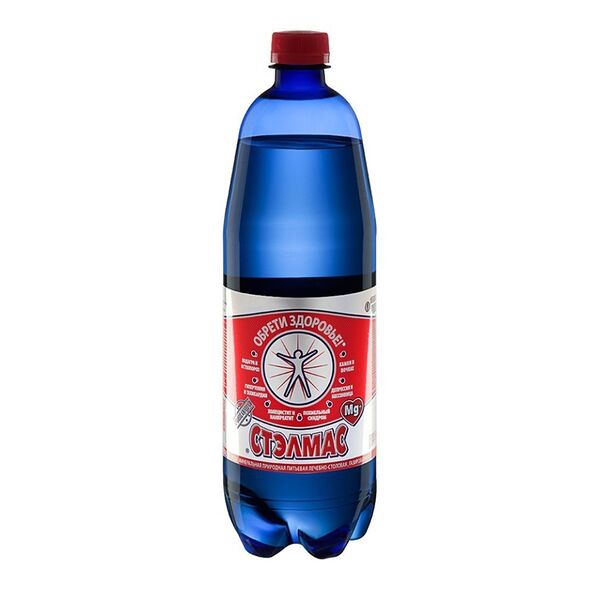 Вода минеральная лечебно-столовая Стэлмас газированная с магнием 1000 мл