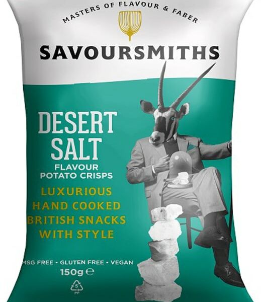 Чипсы Savoursmiths с солью пустыни 150г