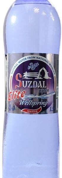 Вода Суздальские Напитки Прозрачная Elite минеральная, 1.5л