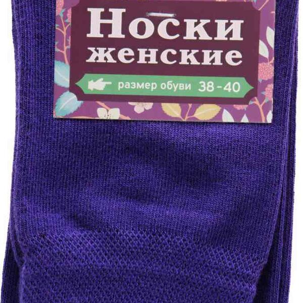 Носки женские Глобус цвет: фиолетовый, размер: 23-25 (38-40)