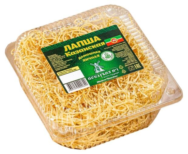 

Лапша Пекаръня № 1 казанская домашняя яичная 130 г