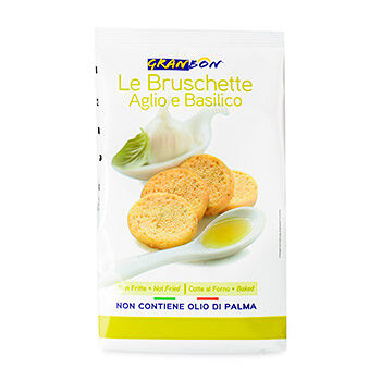 Брускетты с чесноком и базиликом, Granbon