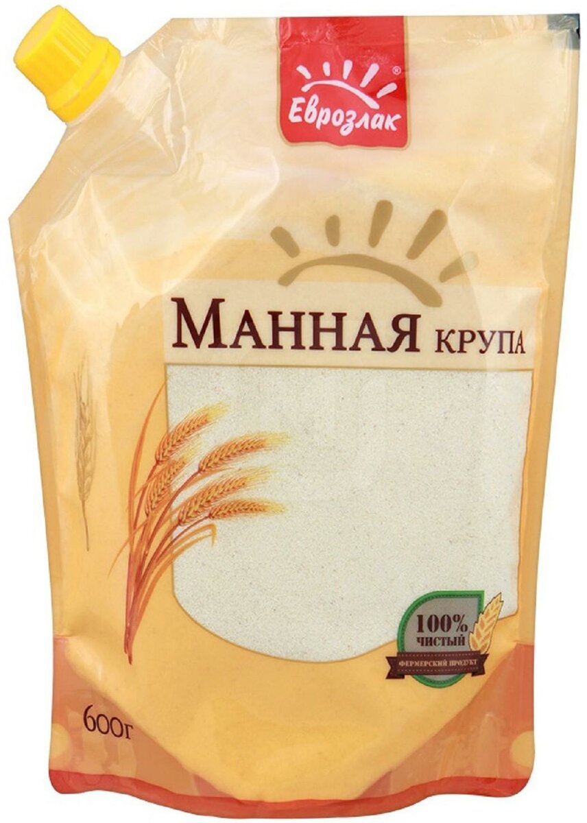 Купить Крупа манная ЕВРОЗЛАК марка М ГОСТ по низкой цене с быстрой ...