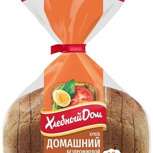 Хлеб Хлебный Дом Домашний бездрожжевой нарезка