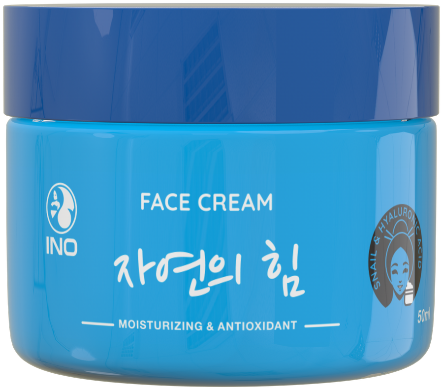 

Крем для лица INO Муцин улитки и гиалуроновая кислота, увлажняющий и антиоксидантный