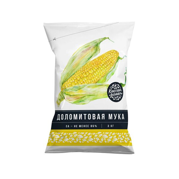 Удобрение Мука известковая, доломитовая, 3кг