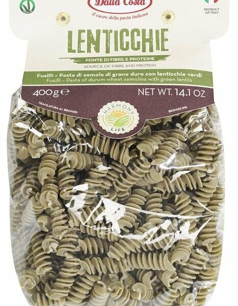Макаронные изделия фузилли из чечевичной муки, Dalla Costa
