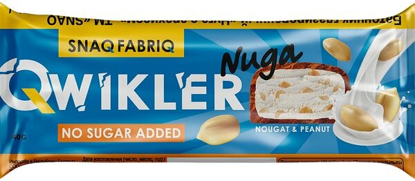 БатончикSnaq Fabriq Глазированный нуга с арахисом 40г